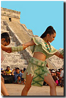 chichen itza dancers